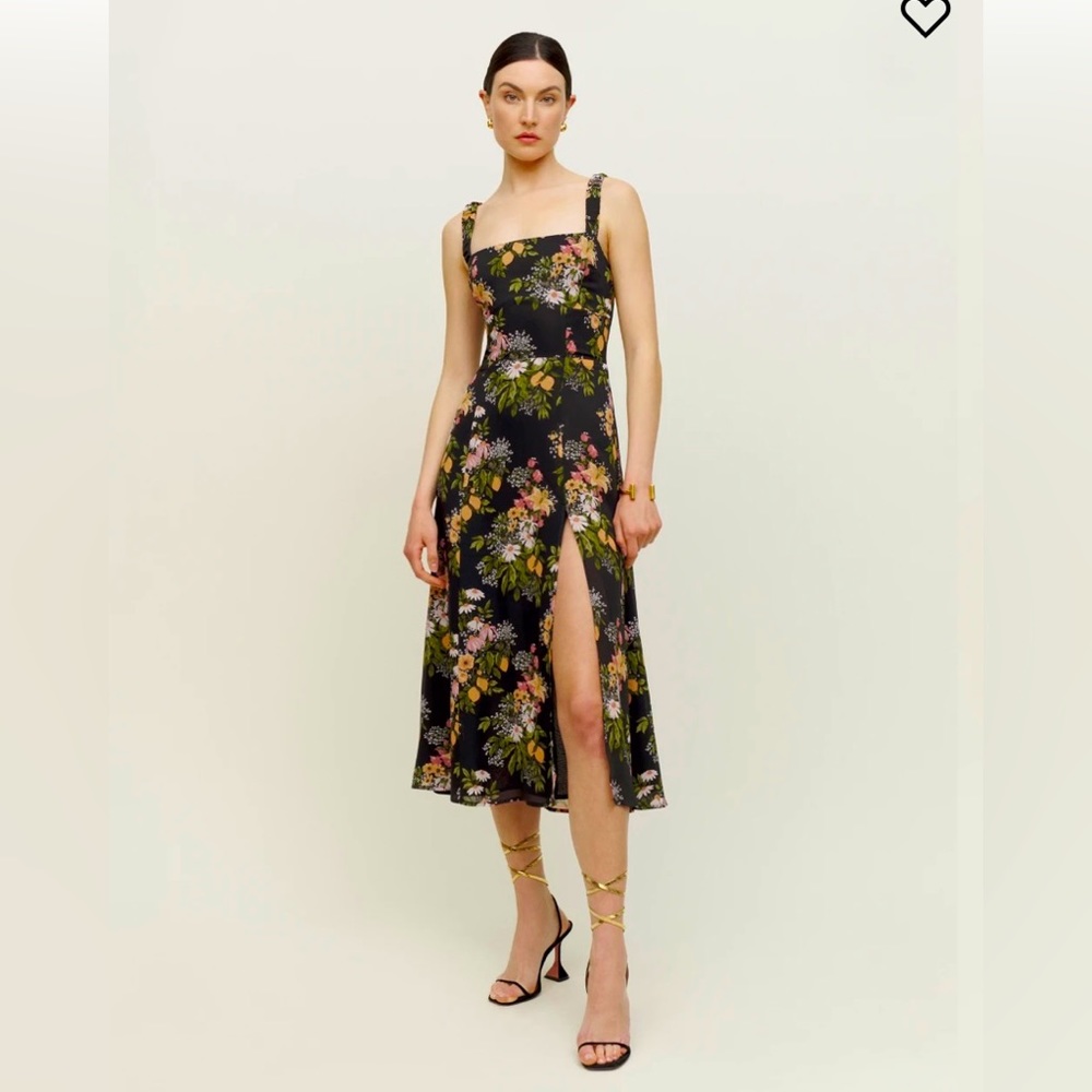 Reformation Dominique Dress, Size 6, in Sicilia color/pattern